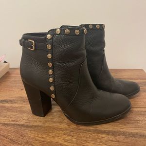 Tory Burch leather booties. size 7